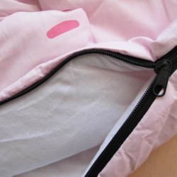 Sleeping bag for babies & children with a zipperPillows