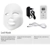 7 colors LED electric face and neck mask - acne treatment - light therapySkin