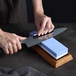 professional sharpening grinding stone - double side 1000/6000 grit knife sharpener - whetstone kitchen knife accessoriesKnif...