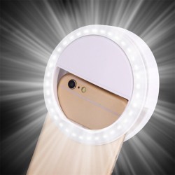 LED ring flash universal - selfie light portable mobile phone - 36 leds selfie lamp luminous ring clipLights & lighting