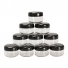10pcs cosmetics jar box - makeup cream nail art cosmetic bead storage - pot container round bottleSkin