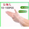 Disposable - anti static - powder-free - oil-proof - transparent PVC protective glovesMouth masks