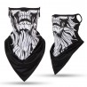 3D skull - scarf - neck / face cover - on-ear loops - windproof - breathableMouth masks