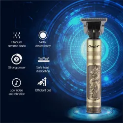 T9 - professional electric hair clipper - cordless - USB charge - 0 mmHair trimmers