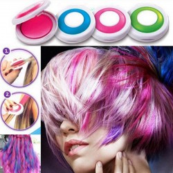 Coloured chalk powder - temporary hair dyeHair dye