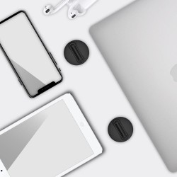 Macbook / laptop stand brackets - adjustable - black - universal cooling standStands