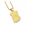 Face of Jesus Christ pendant - with gold necklaceNecklaces