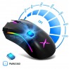 M625 - 12000 DPI - PMW3360 - USB wired gaming mouse - 7 buttons - RGB backlight - with Fire KeyMouses