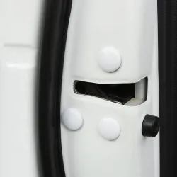 Car door lock screw protection - black - whiteExterior accessories