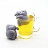 Silicone hippo shaped - tea infuser - reusable - 1pcsTea infusers