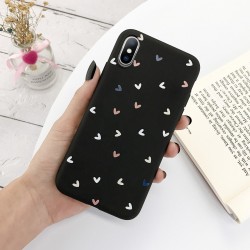 Silicone case for iPhone - back cover - love heartsCase & Protection