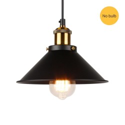 Vintage wall light - long hanging lamp - gold - black