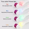 Electric micro needle with LED - titanium derma roller - anti-wrinkle - rejuvenating face / body massagerMassage