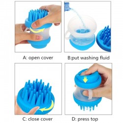 Pet cleaning brush - massage - silicone - bath- shower - accessoriesCare