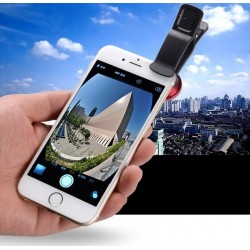 3 in 1 - fisheye - wide angle - macro - camera lens with clip for iPhone / SamsungLenses