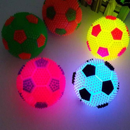 6.5cm - Soccer ball - Led - Glowing Football - KidsBalls