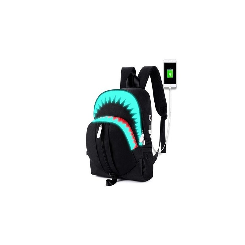 USB Charging - Luminous Backpack - SharkBackpacks