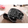 Skull design - quartz watch - leather strap - unisexWatches
