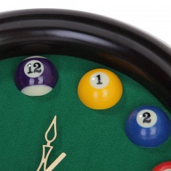 Billiards - Pool Table Ball - Wall Quartz ClockClocks
