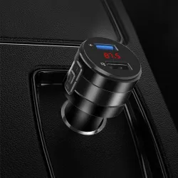 Handsfree - Bluetooth - 4.2 FM - Transmitter - Car Charger - Dual USB Adapter - MP3 PlayerExterior accessories