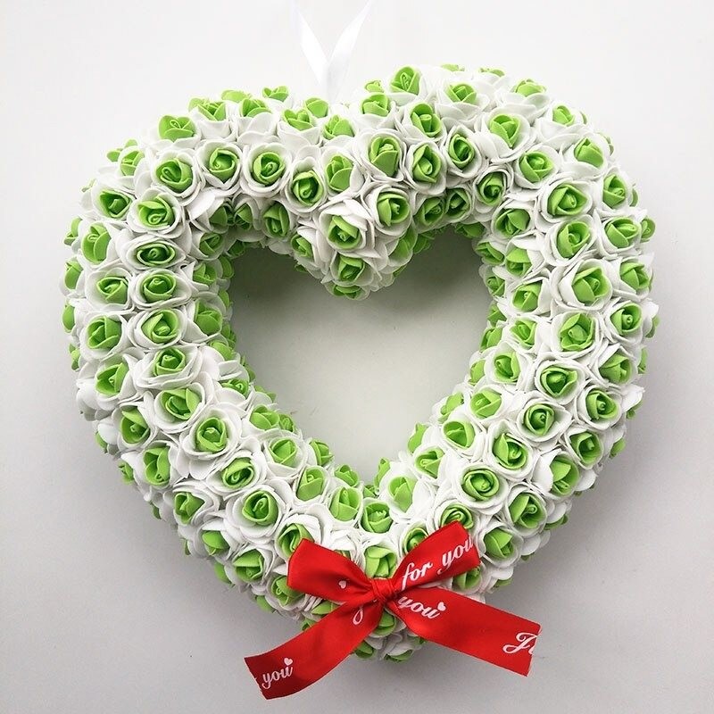 Heart shaped decoration - made of infinity rosesValentine's day
