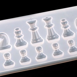 Silicone Mold - Resin - International Chess Shape - DIYToys