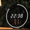 12 Inch - LED Ring Wall Clock - Automatic - Digital - ElectronicClocks