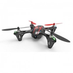 Hubsan X4 H107C - Upgraded 2.4G - 4CH - RC Drone Quadcopter - Mode 2 (Left Hand Throttle) - Black GreenDrones