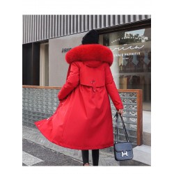 Winter coat with removable lining - hooded long jacketJackets