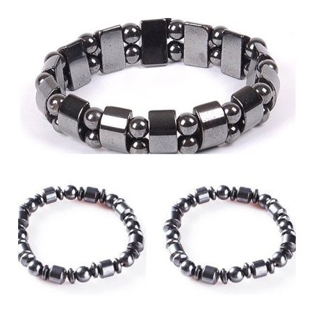 Elastic bracelet with beads - magnetic therapyBracelets