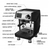 Coffee maker machine with milk frother for espresso / cappuccino - 15 Bar - 220VCoffee ware