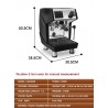 Coffee maker machine with milk frother for espresso / cappuccino - 15 Bar - 220VCoffee ware