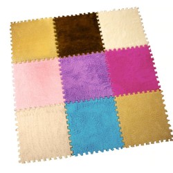 Square mosaic - velvet mat - foam puzzles - DIY carpet 25 * 25 cmCarpets