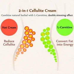 Anti-cellulite cream - fat burning - slimming - firming massage lotionSkin