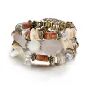 Multi colored beads - charm bracelets - resin stoneBracelets