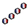 4pcs/set - valve caps - france logoExterior accessories