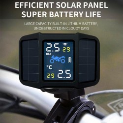 Motorcycle - Tire Pressure Monitoring System - 2 External Sensor - Real-time DisplayInstruments