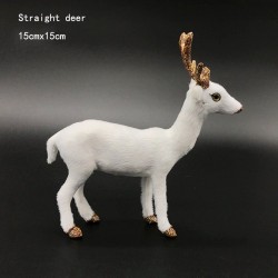 Christmas decoration - white reindeer - deerChristmas