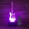 Remote Guitar Night Light - 3D - LED Lamp - 7 ColorsLights & lighting