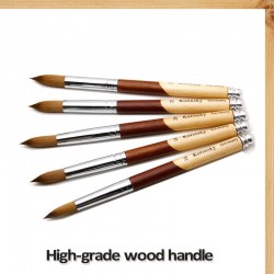 Acrylic Nail Brush - Wood HandleBrushes
