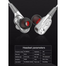 3.5mm in-ear wired earbuds - stereo headset with microphoneEar- & Headphones