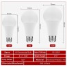 E27 - 5W - 7W - 10W - ultraviolet bulb - LED - germicidal lamp - sterilizer - disinfection - mite eliminatorE27
