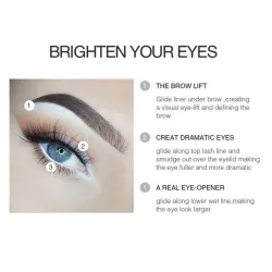 White eye pencil - eyeliner - 12 piecesEyes