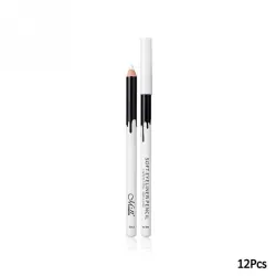 White eye pencil - eyeliner - 12 piecesEyes