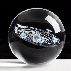 Solar figurines - 3D planets model - crystal ball - desk decorationDecoration