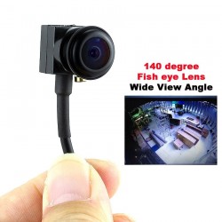700TVL - 140 degree - wide angle - fisheye lens - mini security camera / videoAudio - Camera - Video