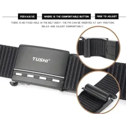 Military nylon belt with metal buckleBelts