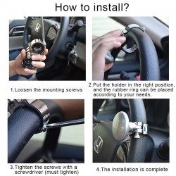 Car steering wheel handle - spinner knobSteering wheel covers