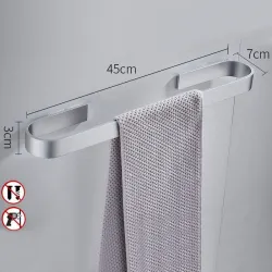 Towel holder - wall mounted - waterproof - kitchen - bathroomBathroom & Toilet