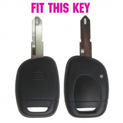 Silicone car key case cover - Renault - Clio - Kangoo - Master - Twingo - 1 buttonKeys